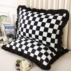 Black & White Chess Design Pillow