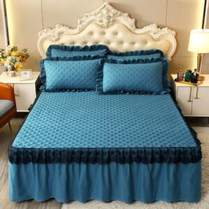 Bed Sheet with 4 Pillow Covers